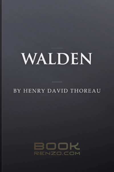 Walden by Henry David Thoreau