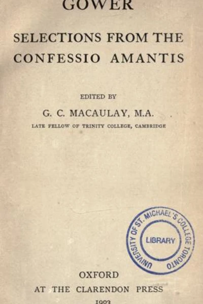 Confessio Amantis by John Gower - book cover