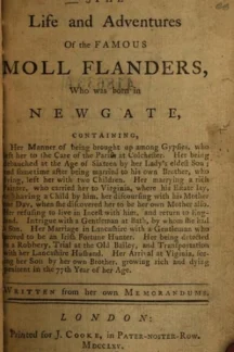 Moll Flanders by Daniel Defoe - book cover