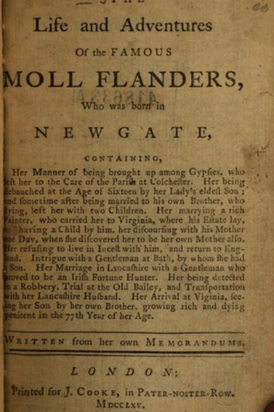 Moll Flanders by Daniel Defoe - book cover