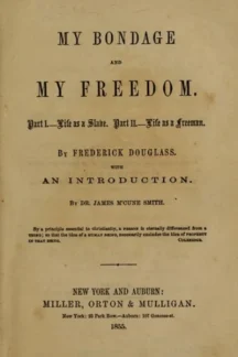 My Bondage and My Freedom by Frederick Douglass - book cover