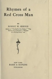 Rhymes of a Red Cross Man by Robert W. Service - book cover