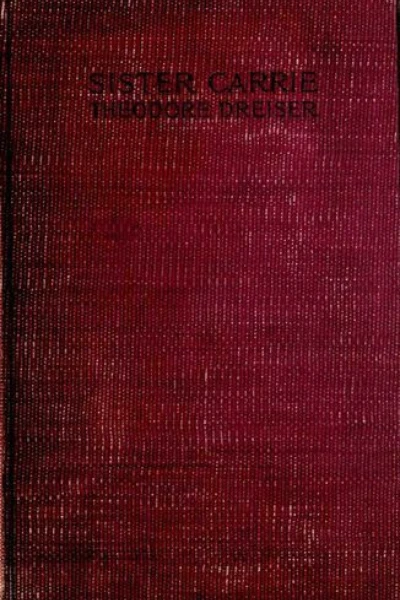 Sister Carrie by Theodore Dreiser - book cover